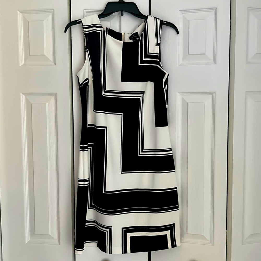 Black and white dress